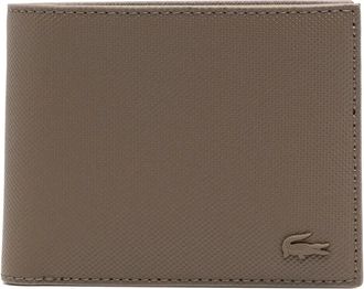Lacoste classic piqu&eacute; billfold - Brown