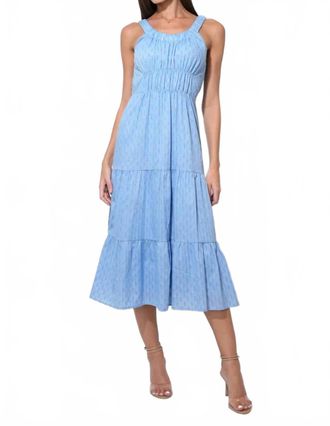 Adelyn Rae Rosali Midi Dress In Sky Blue