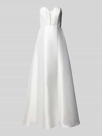 Luxuar Luxuar Abendkleid in tr&auml;gerlosem Design in Ecru, Gr&ouml;&szlig;e 32