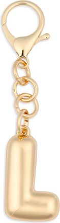Leith Bubble Initial Bag Charm in L- Gold at Nordstrom Rack