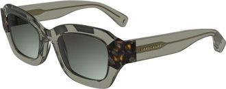 Longchamp LO749S 311 Womens Sunglasses Green Size 50