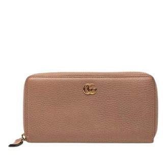 Gucci Pre-owned Wallets, female, Brown, Size: ONE SIZE Pre-owned Zip-Around Wallet