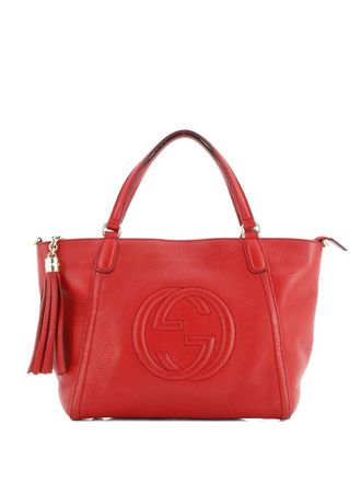 Gucci Soho Convertible Top Handle Bag Leather Small satchel - Rood