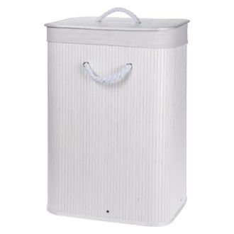 OEM Storage Solutions Cesto De Ropa Plegable Blanco 72 Litros