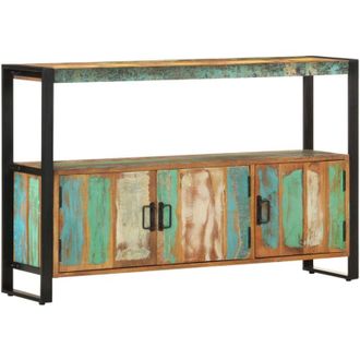 vidaXL vidaXL Credenza 120x30x75 cm in Legno Massello di Recupero