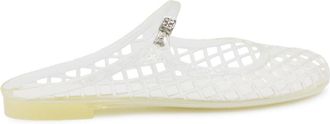 Tory Burch Flat Shoes Clear/Silver-Donna