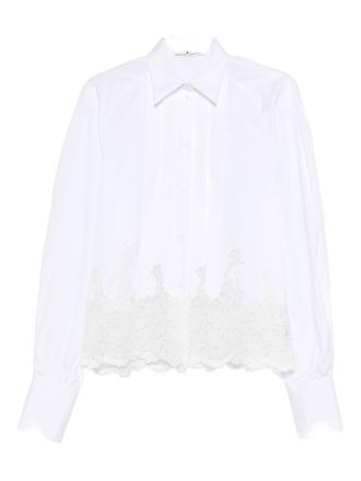 Ermanno Scervino Womens Cotton Embroide Shirt