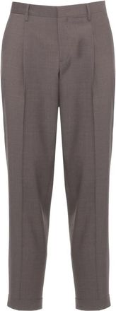 BRIGLIA 1949 Tiberio Pantalon - Heren - Nette broeken - Bruin - 2XL - Wol - Broeken