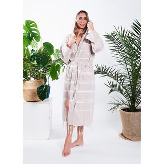 OEM Bata De Hammam Para Mujer 100% Algod&oacute;n Natural Yeye
