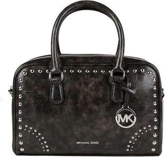 Michael Kors Thompson Medium Duffle Satchel - Dames - Handtassen - Zwart - ONE Size - Polyester - Tassen