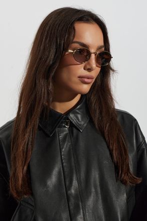 Prada Sunglasses 65ZS, Unisex, Gold