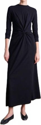 Apiece Apart Volta Long Sleeve Dress In Black