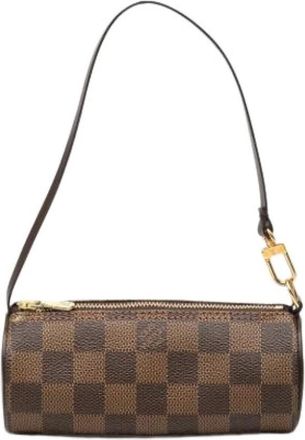 Louis Vuitton Pre-owned Papillon Pochette - Dames - Vintage Schoudertas - Bruin - ONE Size - Vintage