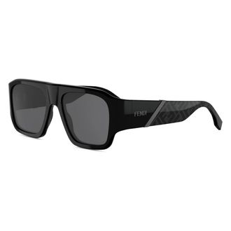 Fendi unisex, Accessoires, Zwart, Maat: 54 MM