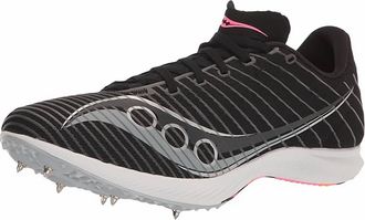 Saucony Mens Velocity Mid-Distance Track Shoes In Black