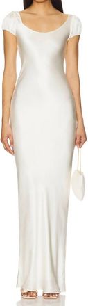 Amanda Uprichard Senna Maxi Dress In Ivory