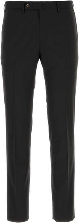 Pantaloni Torino Black Stretch Cotton Chino Pant