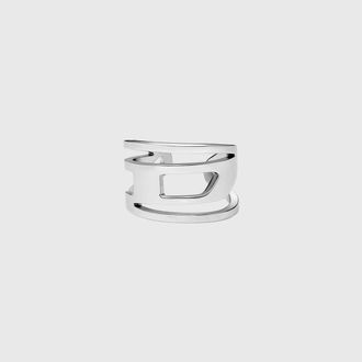 Diesel Stainless Steel Ear Cuff - Ear Cuffs - Unisex - Silver