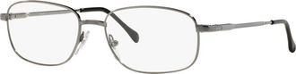 Sferoflex 52mm Square optical glasses in Silver at Nordstrom