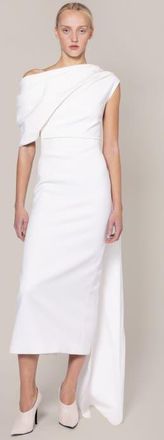 Roksanda Ilincic Maite Crepe Bridal Dress in Ivory at Nordstrom, Size 6