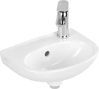 Villeroy & Boch O.novo Fontein - 36x27x15cm - met overloop - White Alpine (glans wit)