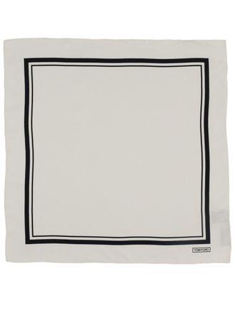 Tom Ford Square Mulberry Silk Pocket Square