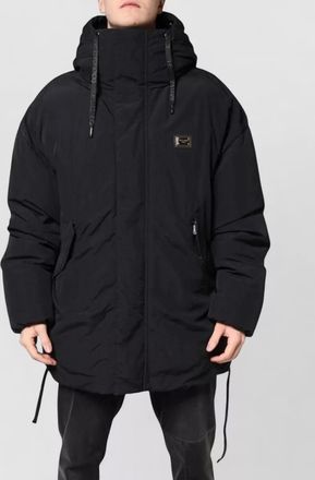 Dolce & Gabbana nylon hooded puffer parka