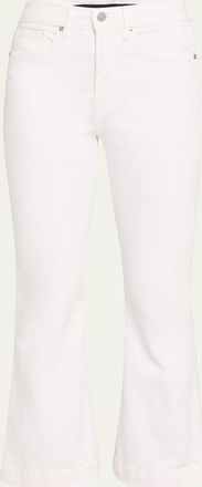 Veronica Beard Carson High-Rise Ankle Flare Jeans