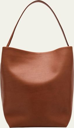 The Row Park North-South Tote Bag in Leather