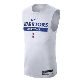 Nike x NBA Golden State Warriors Sleeveless Practice T-Shirt White DR6765-100