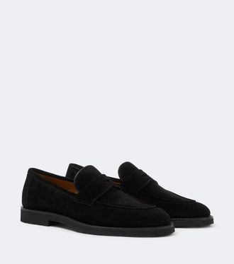 Magnanni Cervan suede penny loafers