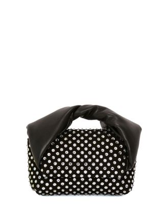 J.W.Anderson mini Twister crystal bag - Black