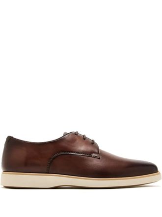 Magnanni leather derby shoes - men - Leather/Leather/Rubber - 44 - Brown