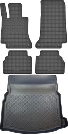 OEM Juego De Alfombrillas De Goma Para Coche Y Maletero Para Mercedes Clase E W213 Sed&aacute;n A Partir De Abril De 2016