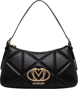 Love Moschino Baguette Tas - Dames - Schoudertassen - Zwart - ONE Size - Leer - Tassen