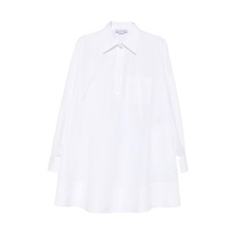 Stella McCartney A-line Shirt Dress - female - Stella McCartney - Shirt Dresses - White - XS - Dresses