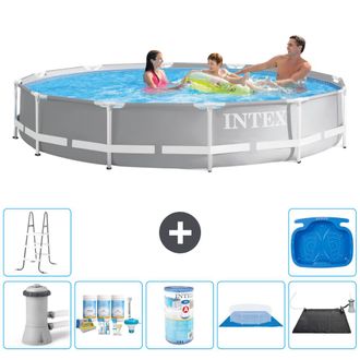 Intex Piscina Prism Frame Redonda - 366x76 Cm - 8-piezas S32102