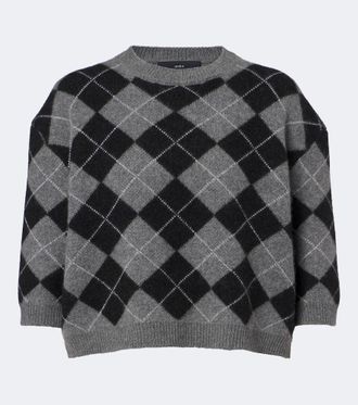 arch4 Karlie argyle cashmere sweater
