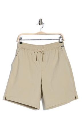 Quiksilver Saltwater Stretch Cotton Drawstring Shorts in Twill at Nordstrom Rack, Size X-Large