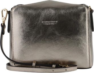 Pourchet Tassen, Dames, Geel, ONE Size, Leer, Schoudertas - van leer