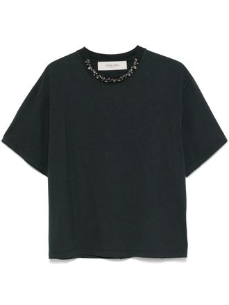 Golden Goose Boxy T-Shirt with Subtle Embellishments