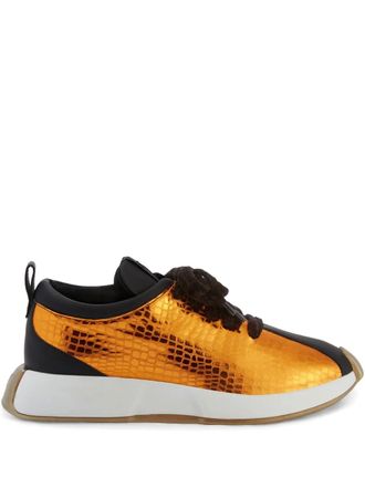 Giuseppe Zanotti Giuseppe Zanotti Ferox low-top sneakers - Oranje