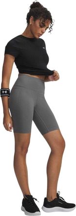 Under Armour Dames/Dames Motion Performance High Waist Shorts (Groen, Zwart)