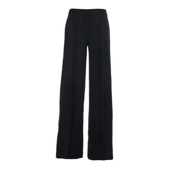 Jucca Wide Broeken - Dames - Wijde Broeken - Zwart - L - Broeken