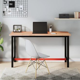 Berkfield Home Workbench Top 150x55x2.5 cm Solid Wood Beech in Brown