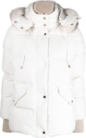 Moorer Attica-STP puffer jacket - women - Duck Down/Fabric/Fabric - 50 - White