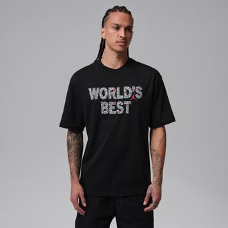 Nike Jordan Mens Jordan Brooklyn T-Shirt in Black | IR2119-010