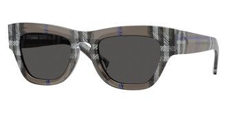 Burberry Dark Grey Cat Eye Ladies Sunglasses BE4440U 414787 51