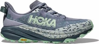 Hoka One One Womens Speedgoat 6 Trail Running Sneakers In Moonlight/thunder Cloud
