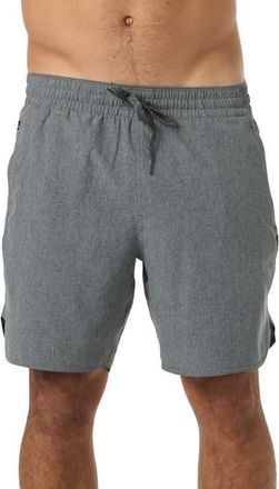O'Neill TRVLR Tech Lined Performance Hybrid Shorts in Heather Dark Shadow at Nordstrom, Size Xx-Large
